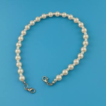 15-60cm Double-ended Buckle Pearl Bag Chain Mobile Phone Chain Bracelet Cross-border Export Jewelry Wholesale