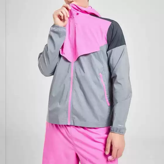 Cross-Border New Model of the Same Style Sports Breathable Color-Blocked Jacket Amazon Hiking Set Casual Quick-Drying