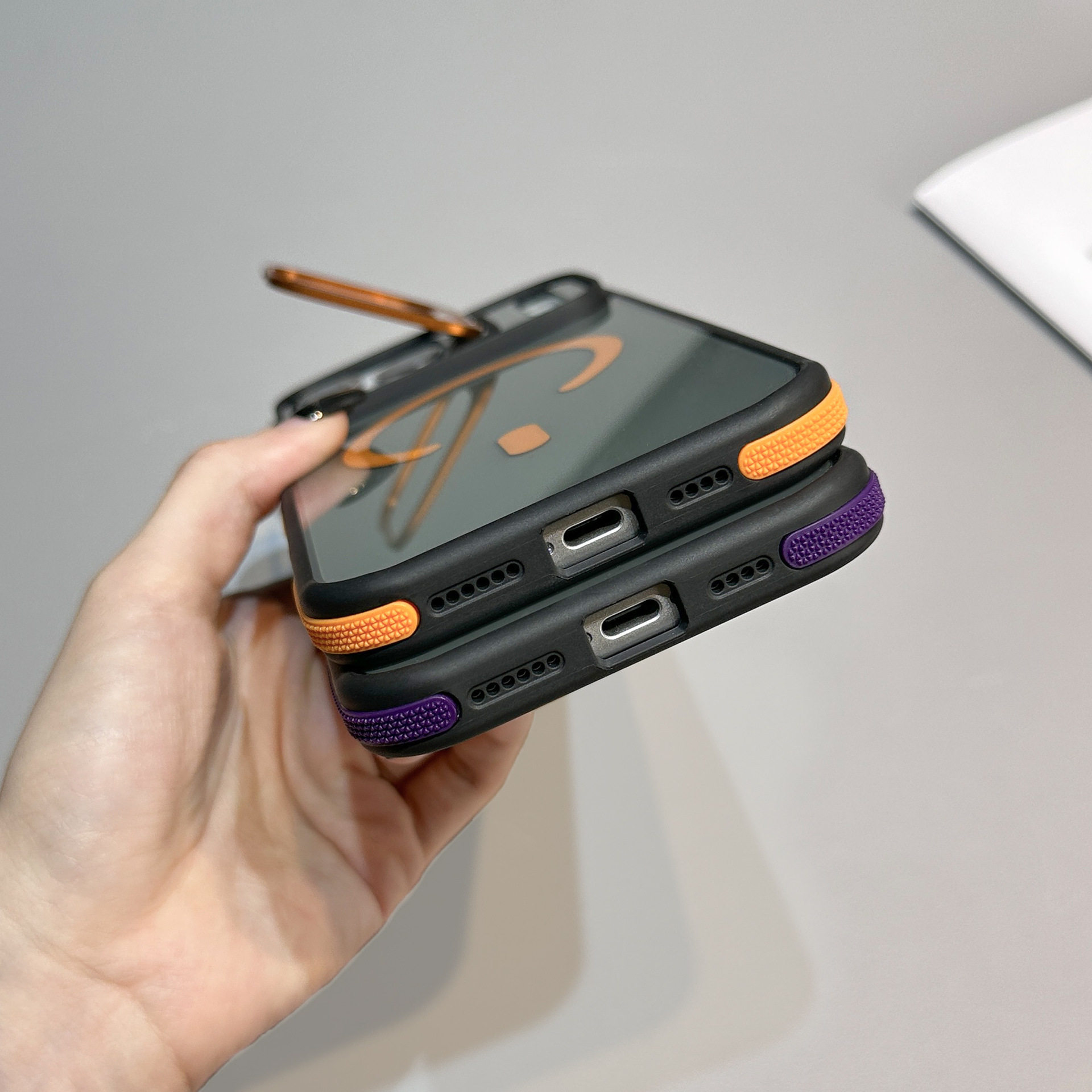 Suitable for Iphone17Promax Mobile Phone Case C6 Shield Lens Holder Magnetic Suction 17Air Apple 16P Protective Cover