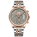 P989 steel belt rose gold card it (six needles)