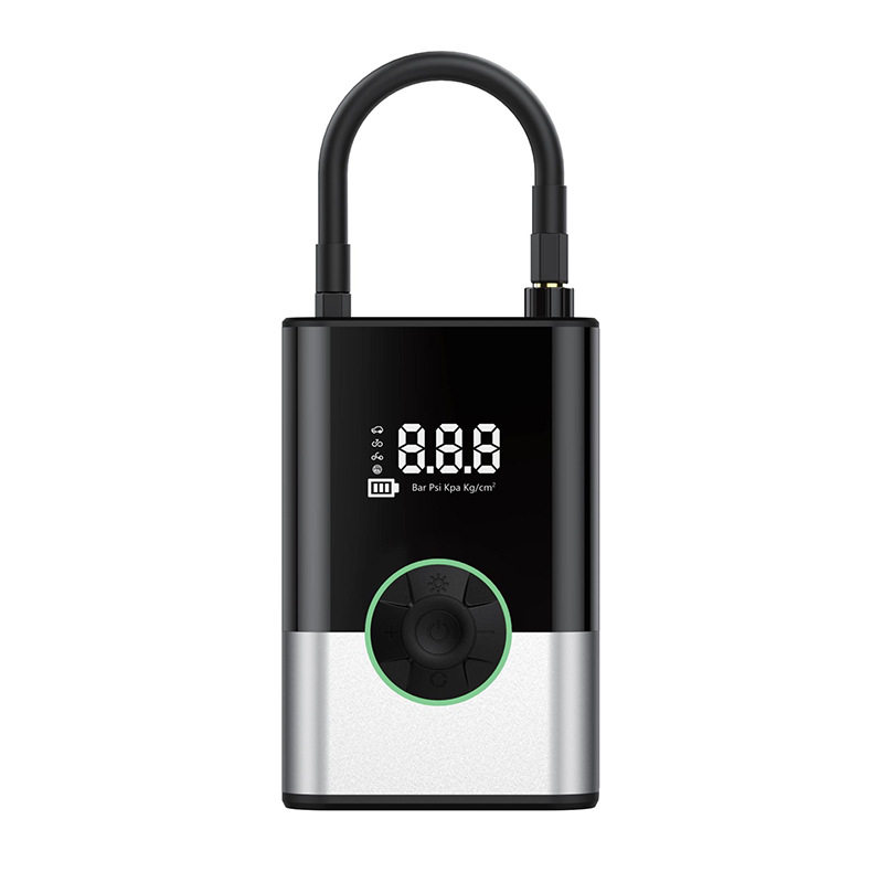 Cross-Border New Car Air Pump, Large Capacity, Portable Handheld Car Air Pump, Wireless Digital Display Tire Inflator