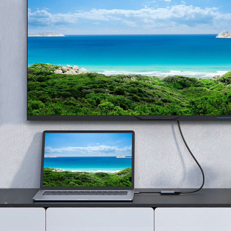 Type-C to HDMI Adapter 4K60Hz Mobile Phone and Laptop Connected to Large Screen High-Definition Projection Cable