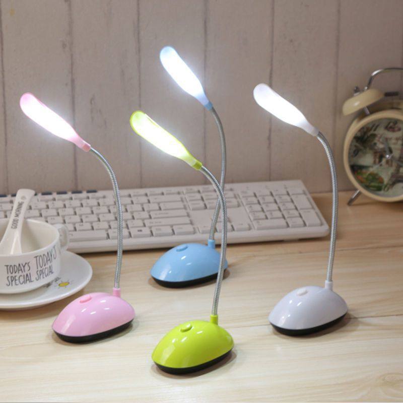 Factory Direct Sales Small Desk Lamp Foldableing Led Desk Lamp Student Learning Eye Protection Book Lamp Battery Energy-Saving Mini Night Light