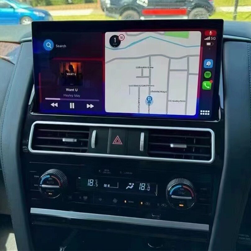 Suitable for Nissan Toula large screen navigation QX80 modified central control large screen navigation Y62 Android 13 inch car navigation