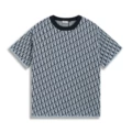 8 black blue (dijia letter jacquard knitting)