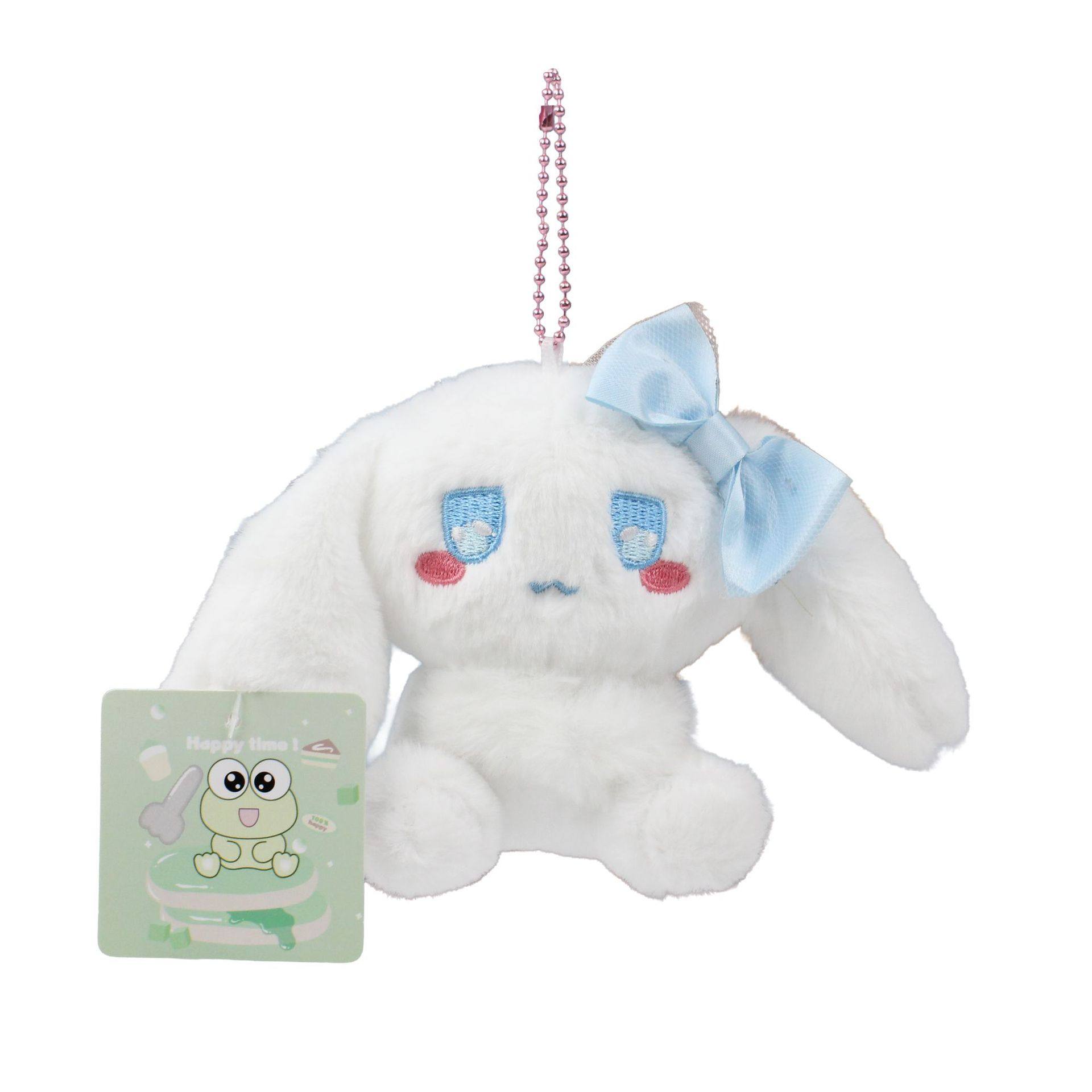 Cross-Border Japanese-Style Leopard Print Kt Cat New Tennis Racket Sanrio Plush Doll Kuromi Plush Cinnamoroll Wholesale