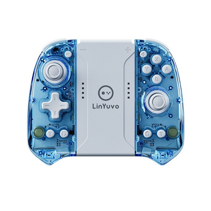 in stock wholesale switch wireless game handle colorful RGB light metal hall rocker NS left and right handle