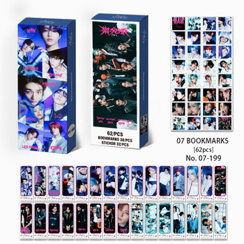 K-Pop Creative Paper Bookmark Straykids Twice Gidle Itzy Photo Card Bookmark Blessing Card
