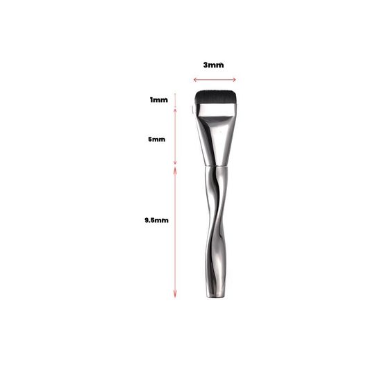 Spiral Type Foundation Brush Flat Head Liquid Foundation Brush Lightweight No Powder Beauty Tool Cangzhou Makeup Brush