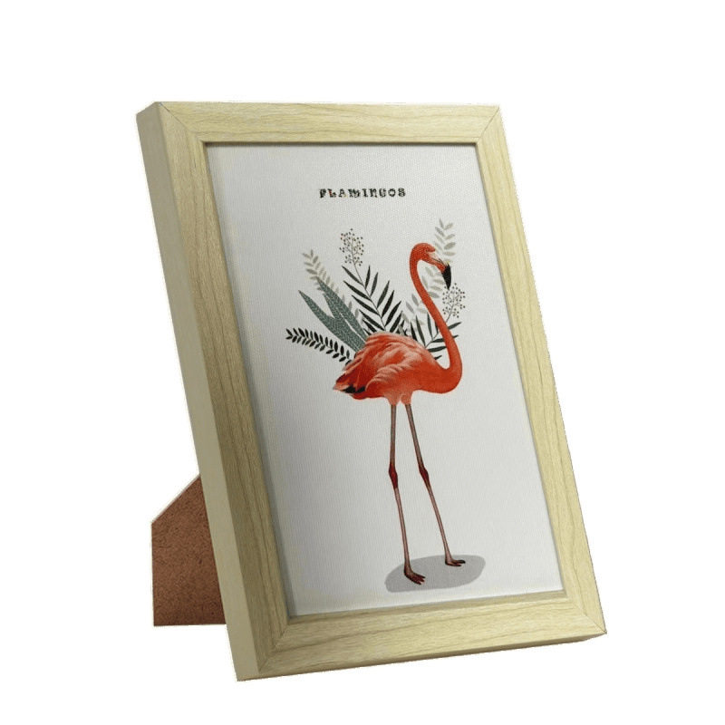 Photo Frame Table Creative Wall Hanging 5-Inch 67810A4 Picture Frame Teacher Student Photo Solid Wood