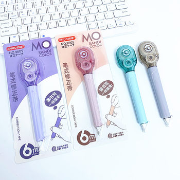 Correction Tape Student-Specific Pen-Type Correction Tape Morandi Creative Large-Capacity Correction Pen Office Stationery