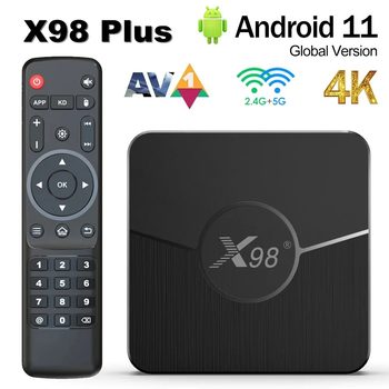 X98 Plus Network Player Android 11 TV Box 4G/64G BT 4K Set Top Box Wholesale