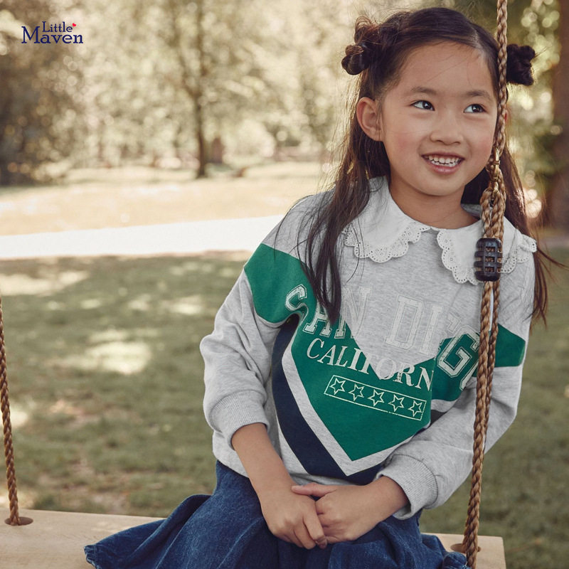 Custom-made, Kids' Hoodie, Children's Clothing Hoodie, New Autumn Knitted Printed Long-sleeve Girls' Hoodie