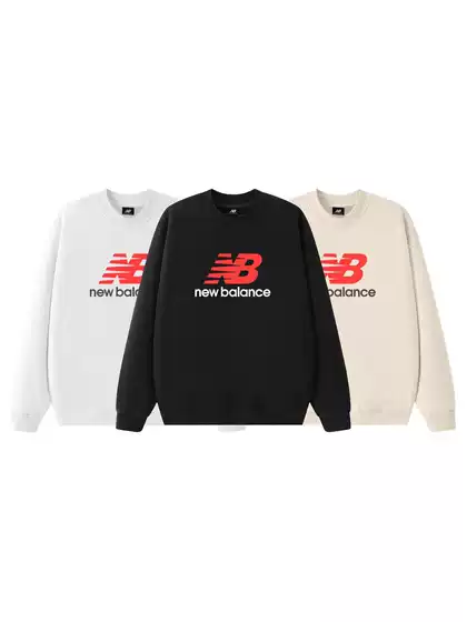 2025 Cross-Border European and American Export N Letter Printed Men's and Women's Same Style Terry Round Neck Sweatshirt Drop Shipping