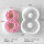 Силиконовая форма для цифровой свечи Jiahuimei diy birthday Digital Scented Candle Decoration Mold mini 10