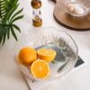 Japanese-Style Glass Glacier Fruit Plate for Home Living Room Light Luxury Snack Basket Display Fruit Plate Salad Bowl Set