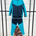 Lake blue and navy blue suit