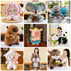 New Cross-Border Various Cartoon Products 15inch Plush Toys Transformed into Dolls, Toys, Pillows, Children's Dolls