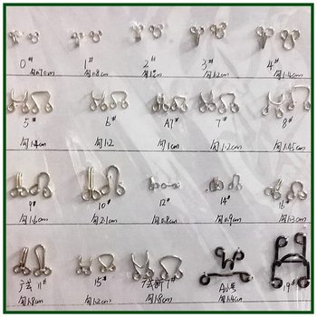 Manufacturer Wholesale Windbreaker Collar Style Buckle Metal Underwear Buckle Copper Collar Hook Button Invisible Fur