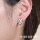 Новые серьги Meijia water drop с полными бриллиантами высокого класса, женские серьги с покрытием из 18 карат, простые модные универсальные серьги в виде летающей тарелки ins mini 3