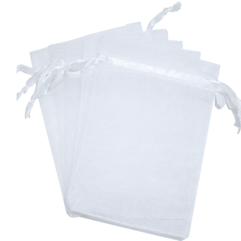 Yarn bag factory wholesale solid color organza yarn bag girdle gift bag drawstring jewelry packaging mesh bag
