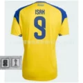 26 sweden home jersey + printed #9 star + world cup patch