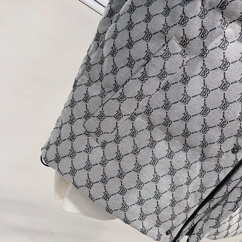 2025 Men's Stand-Up Collar Gray Jacquard down Jacket Stylish Design down Coat in Stock