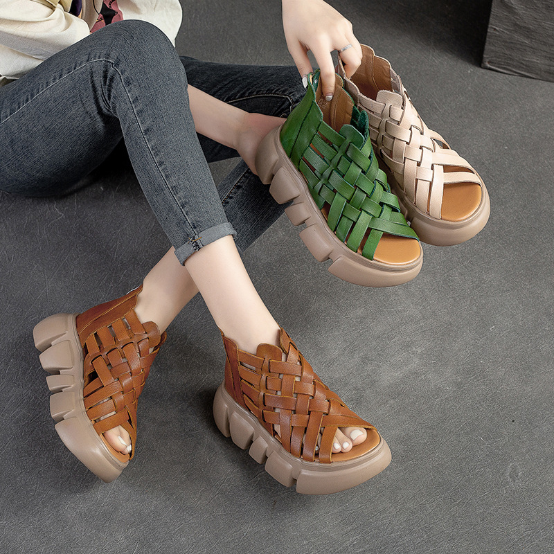 (Mới) Mã H1390 Giá 2480K: Giày Dép Sandal Nữ Huaidu Hàng Mùa Hè Thoáng Khí Đế Cao Giày Dép Nữ Chất Liệu G05 Sản Phẩm Mới, (Miễn Phí Vận Chuyển Toàn Quốc).