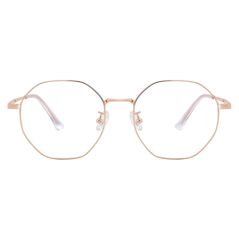 Cody news beta titanium Danyang glasses frame titanium frame plain female 121211 polygon optical myopia glasses frame wholesale