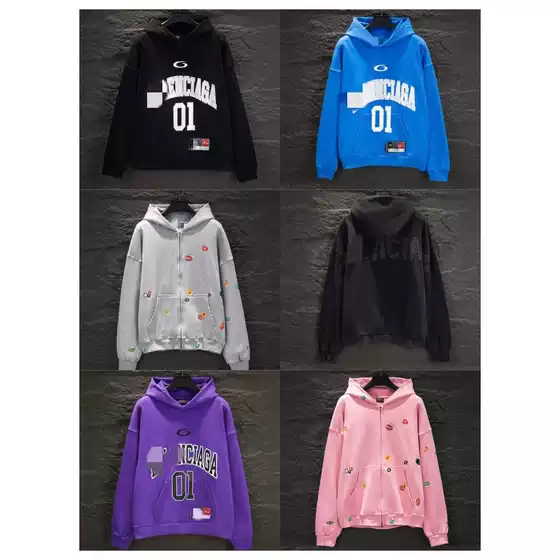 25Ss Correct Version American Trendy Brand Bb Autumn and Winter New Basketball 01 Jersey Hooded Sweatshirt One Piece Wholesale Spot