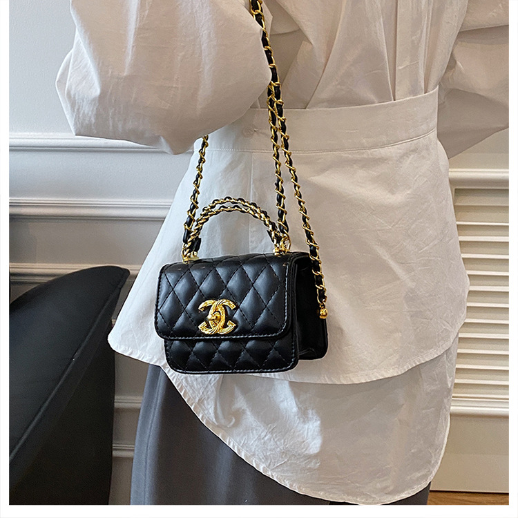 Light Luxury Quilted Women's Bag New Mini Armpit Bag Chain Fashion Shoulder Crossbody Bag Handbag Small Square Bag 25 O1CN01Spm4NO1q1HfsyRjw7 !!2219787655435 0 cib