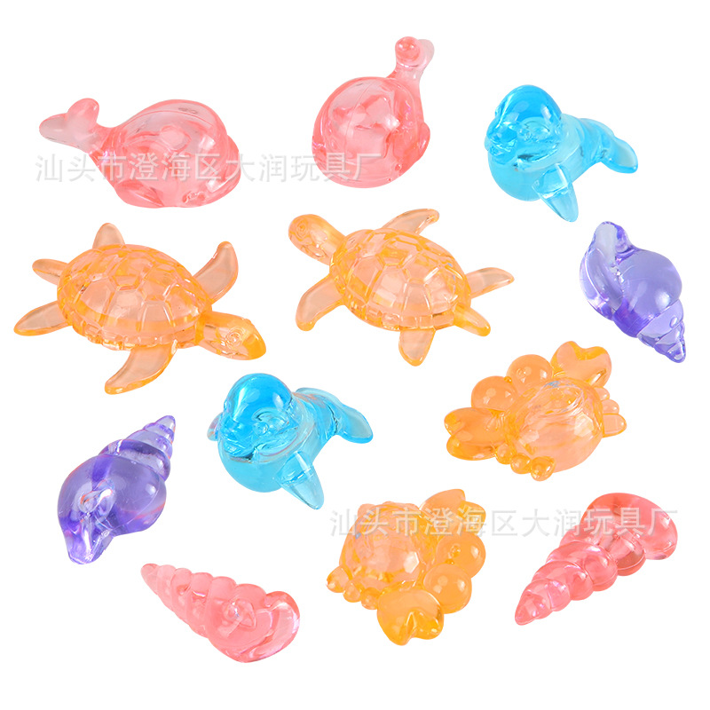 跨境亚马逊戏水潜水玩具儿童游泳池寻宝潜水鱼雷水环钻石套装玩具