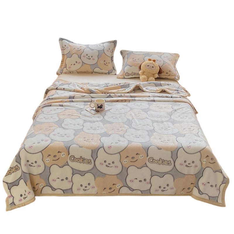 Winter New Snowflake Velvet Blanket Gift Wholesale Nap Blanket Shawl Cover Blanket for All Seasons for Bed Use