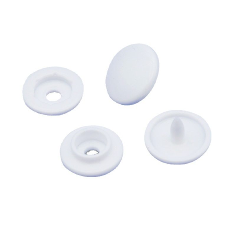 Manufacturers supply high-quality resin four-button baby romper buckle invisible buckle non-woven button wholesale