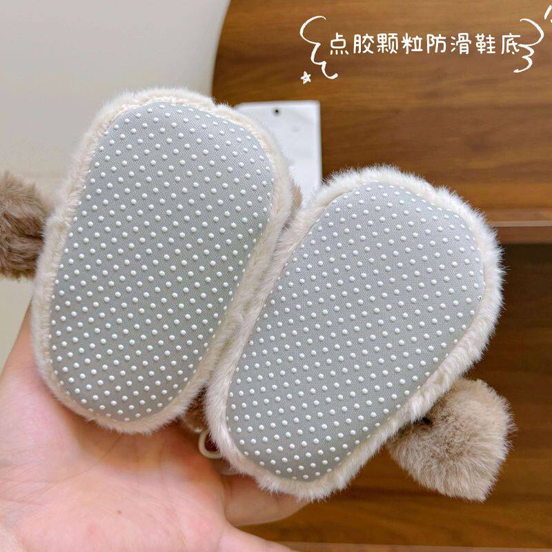 Baby Shoes, Winter Velvet Shoes, 0-12 Months Baby Shoes, Anti-Falling, Velvet and Thickeneded Baby Shoes for Men and Women