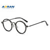 Net red hot selling glasses frame men's business retro round flat lens can be equipped with myopia glasses frame wholesale