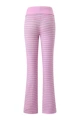 Light pink striped trousers