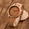 Factory direct cross-border e-commerce Amazon wooden watch men's quartz wood strap customization