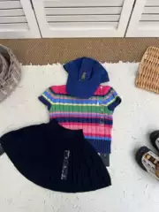 (in Stock) Love Children's Rainbow Knitted Suit