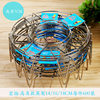 Kitchen Supplies Steaming Dish Rack Multi-Purpose Stainless Steel Three-Legged Steaming Rack Steaming Rice Rack 18 Medium-Legged Cooking Steamer