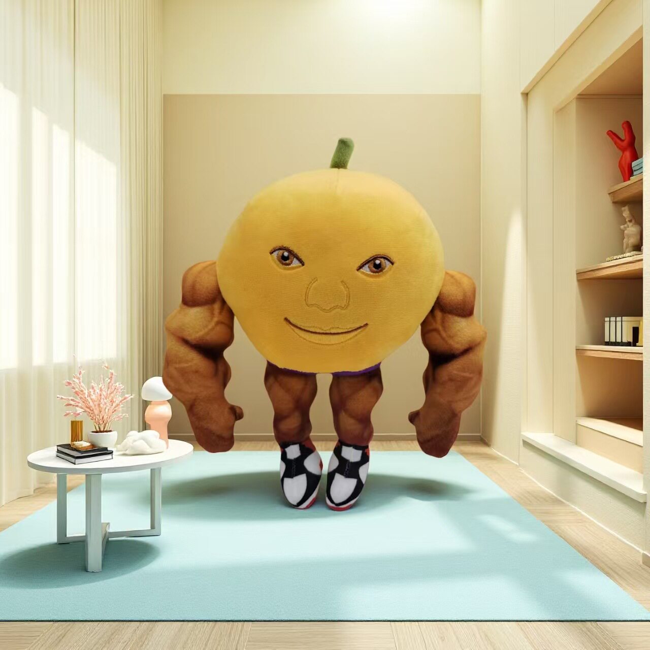 跨境新品tung tung tung sahur 鲨鱼山海经恶搞毛绒玩具娃娃公仔