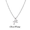 Double Cross Diamond Necklace for Men, Versatile, Trendy, Hip-Hop, Simple and Personalized Design, Clavicle Chain, Non-Fading Gift Jewelry