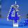 Оптовая продажа нового продукта цифровая свеча dream blue style birthday cake party Aliexpress Amazon handmade luminous mini 10