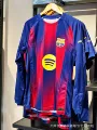 2526 barcelona home player version long sleeves