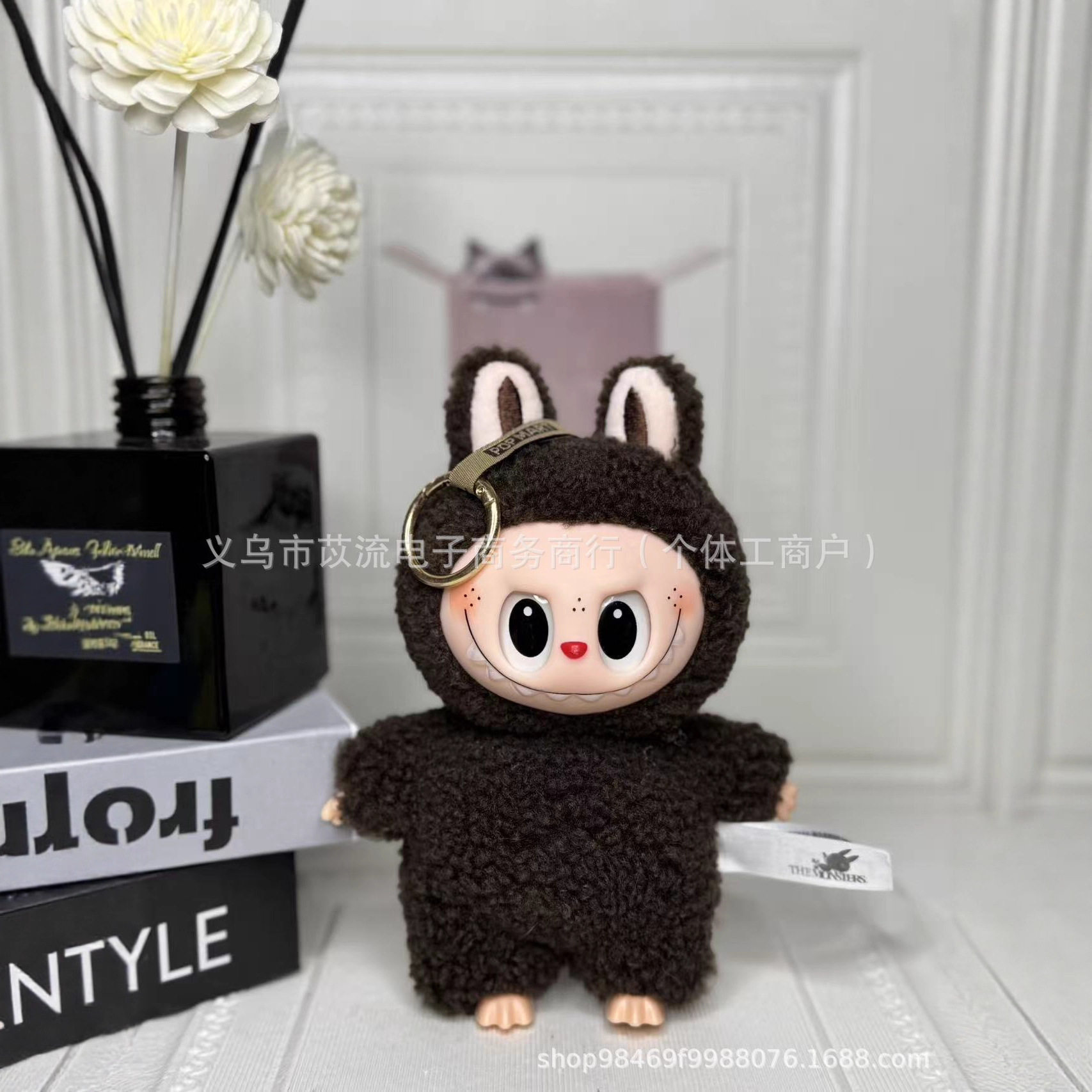 2026 Cross-Border Trending Toy Labubu Plush Doll Labubu Macaron Vinyl Face Trendy