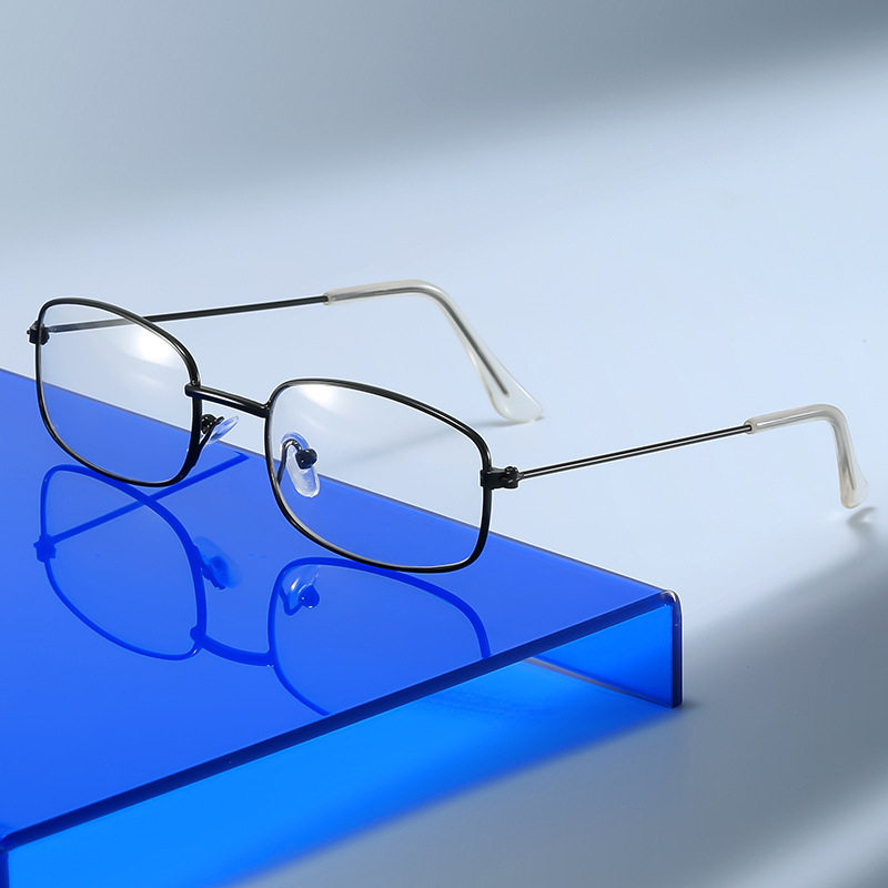 Japanese-Style Small Frame Retro Black Frame Glasses Fashion Women Elegant Plain Glasses Frame Small Face High-End Trendy Influencer