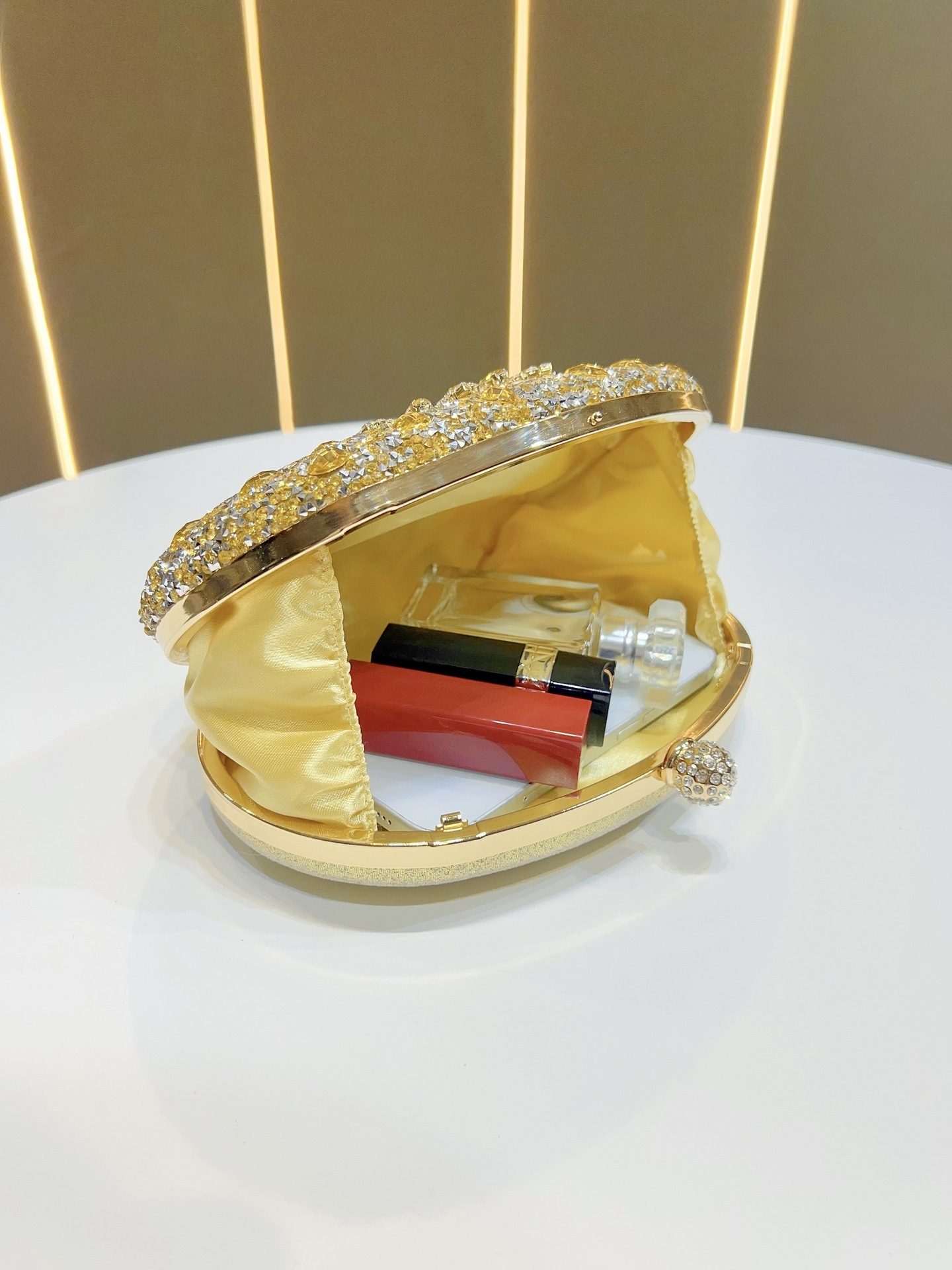 Cross-border Rhinestone Sunflower Dress Banquet Bag Luxury Celebrity Elegant All-match Diamond-encrusted Crossbody Small Handbag Full Diamond 8 O1CN01SsakKA2LHXp7K9YSR !!2216856689667 0 cib