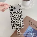 Leopard print wristband off-white