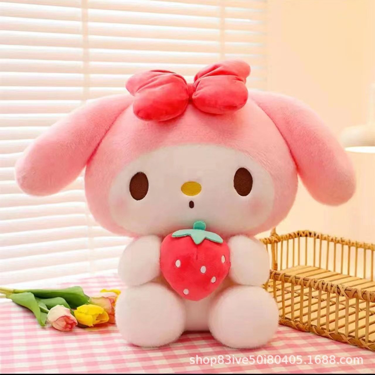 婚礼手抛娃娃8寸毛绒玩具公仔抓机娃娃定制logo