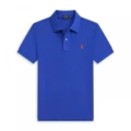 Dark blue red label